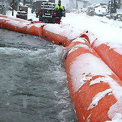 Передвижная раздувная резиновая плотина