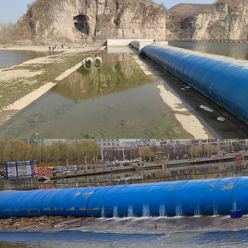 Воздушная раздувная резиновая плотина