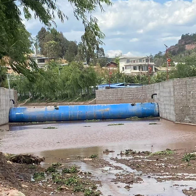 водонаполненная резиновая плотина