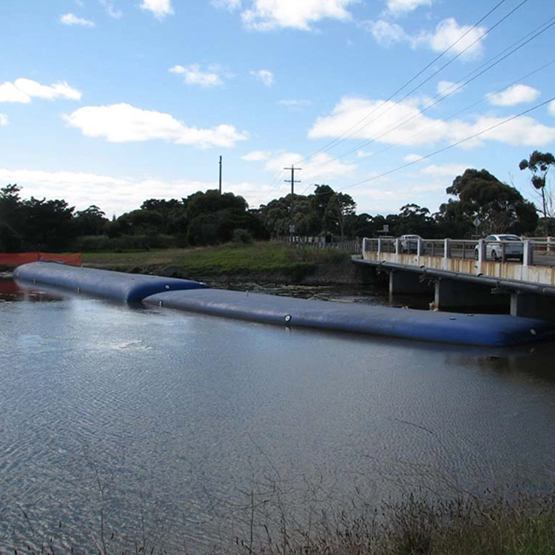 Перемещаемая надувная резиновая плотина
